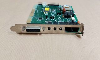 Scheda COM-156SM ISA Modem,Audio,Joystick *rara*