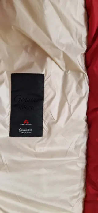 Plumífero rojo Peuterey