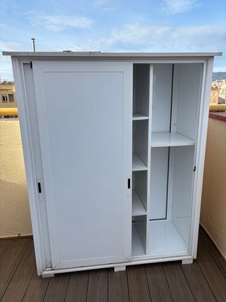 Armario exterior aluminio puertas correderas