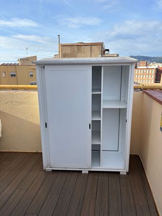 Armario exterior aluminio puertas correderas