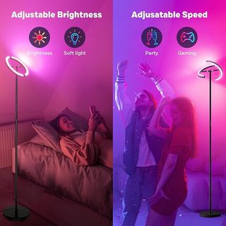 Lámpara Suelo RGB LED Dimmable SIBRILLE 20W