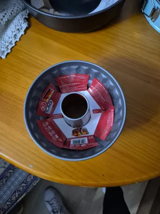 Set 3 moldes bizcochos metal