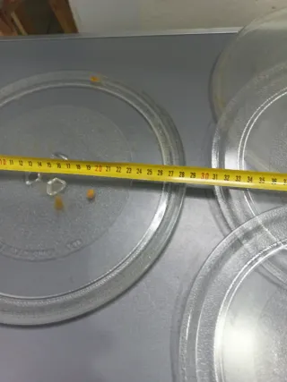 Platos de cristal para microondas