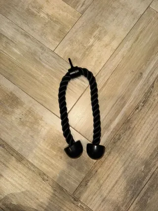 Cuerda para gimnasio negra