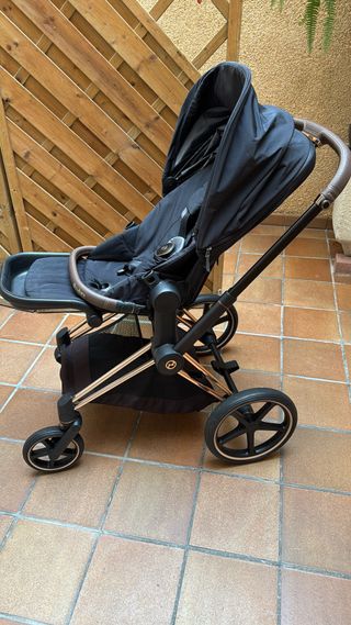 Cochecito Cybex Priam Rosegold con capazo