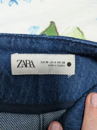 Zara Jeans Campana Azul