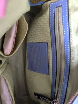 Bolso Tous Hombro Azul Marino y Claro