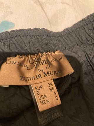 Conjunto fiesta top blanco y falda negra