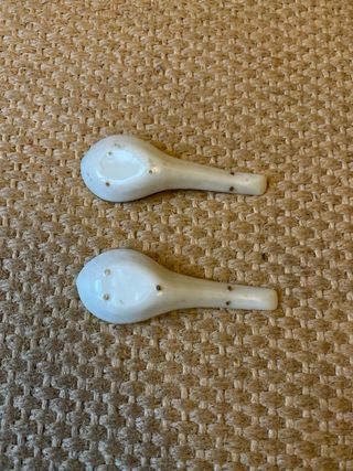Par Colheres Porcelana Japonesa Vintage