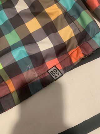 Chaqueta Roxy a cuadros Talla L
