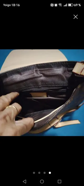 Bandolera Louis Vuitton Marrón Unisex