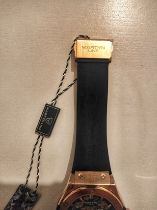 Orologio Automatico Martyn Line Scheletrato Dorato