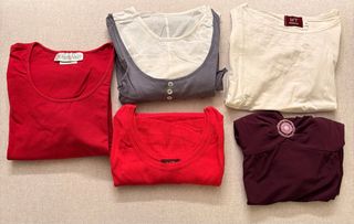 5 Camisetas Premamá Pack 2