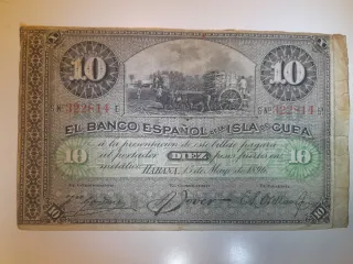 Lote de billetes antiguos 1896 - 1953