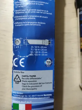 Termocalentador Acuario Eden 425