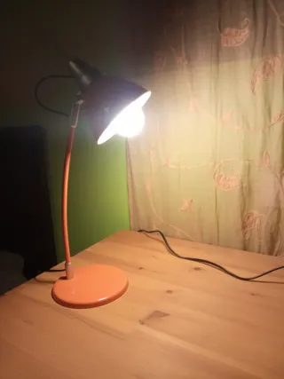 Flexo 40W metal naranja/rojo