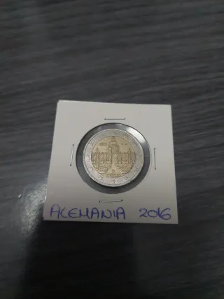 Moneda 2 Euros Alemania 2016