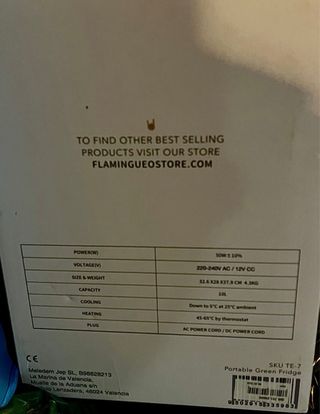 Nevera Portátil Flaminguo SAM Verde 10L