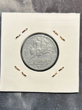 Moneda 10 céntimos España 1940