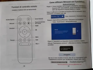 Proiettore Smart GM300 Full HD 1080P – Android TV