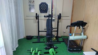 Banco de pesas multifuncional