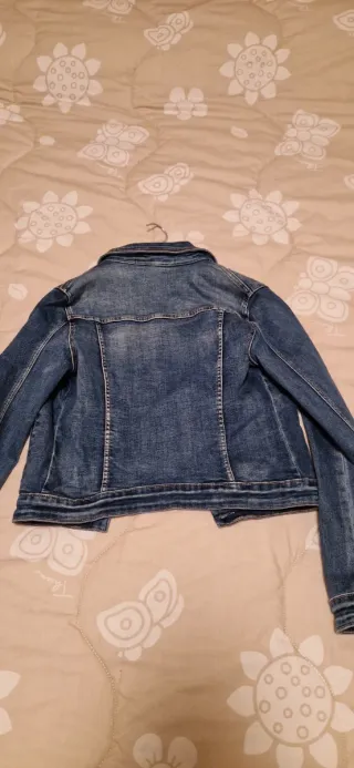 Giacca jeans donna con brillantini