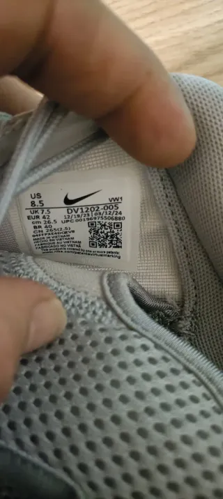 Nike Golf Talla 42 Gris/Negro