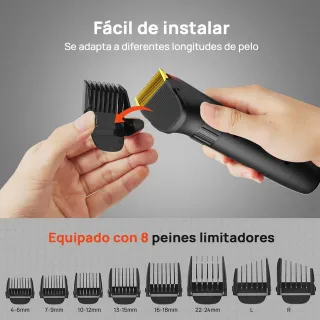 Cortapelos Profesional Cuchilla Cromo