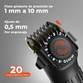 Cortapelos Profesional Cuchilla Cromo