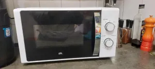 Microondas OK. Blanco