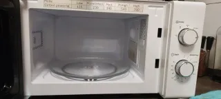 Microondas OK. Blanco