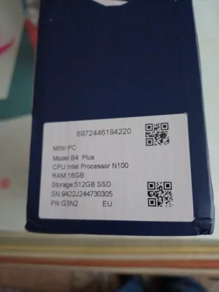 Mini PC B4plus W11 16GB RAM 512GB SSD