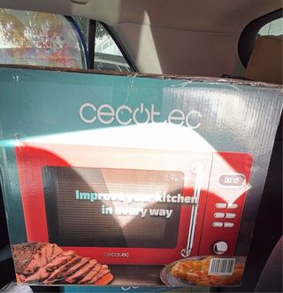Microondas Cecotec Rojo