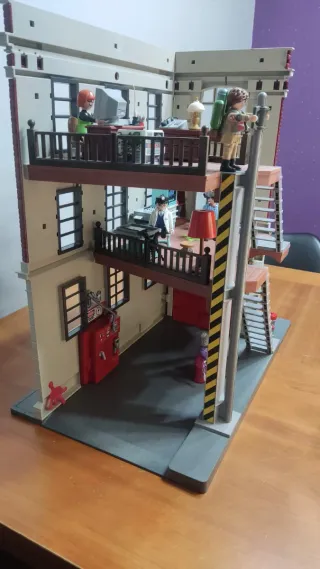 Playmobil Cazafantasmas Cuartel Parque Bomberos