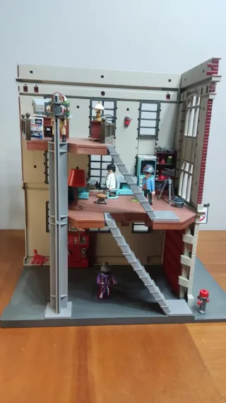 Playmobil Cazafantasmas Cuartel Parque Bomberos