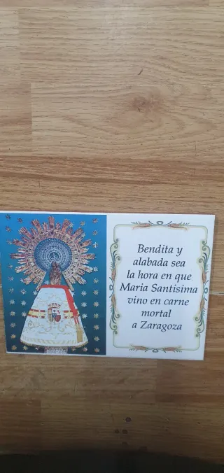 Azulejo Virgen del Pilar Zaragoza
