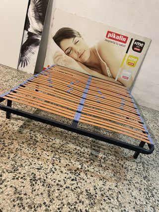 Somier de madera y metal