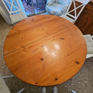 Mesa centro madera maciza