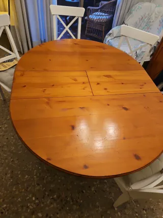 Mesa centro madera maciza