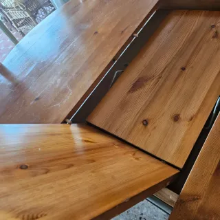 Mesa centro madera maciza