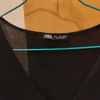 Camiseta Zara Negra Talla S