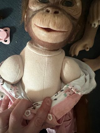 Pareja Monos Reborn Bebé Muñecos