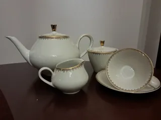 Servizio Tè Porcellana Tedesca 6 Persone