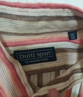 Camisa hombre de lino Massimo Dutti talla IV - 42