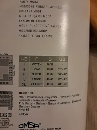 Collant donna color lampone