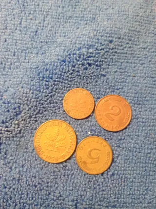 Lote de monedas antiguas alemanas