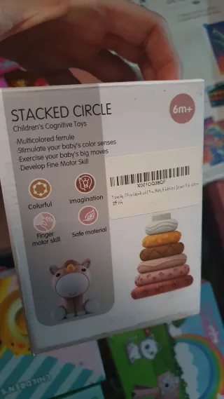 Juguetes apilables Stacked Circle 6m+