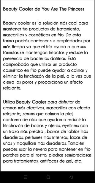 Nevera para cremas Astro AI súper nueva