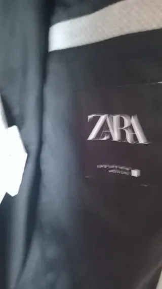 Abrigo Zara Gris Perla