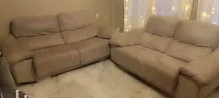 Conjunto Sofás 3+2 Plazas Gris